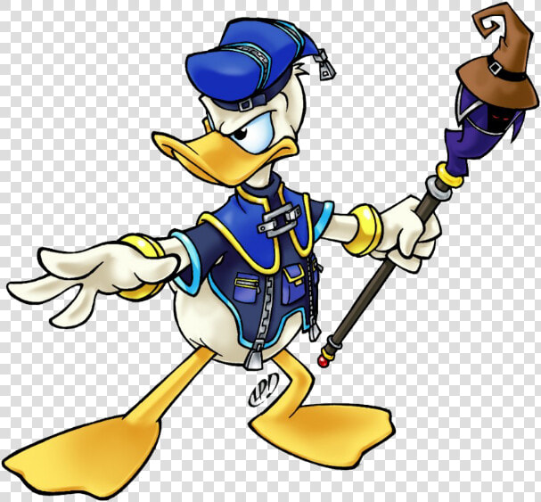 Imágenes Y Gifs De Disney El Pato Donald   Donald Kingdom Hearts Art  HD Png DownloadTransparent PNG