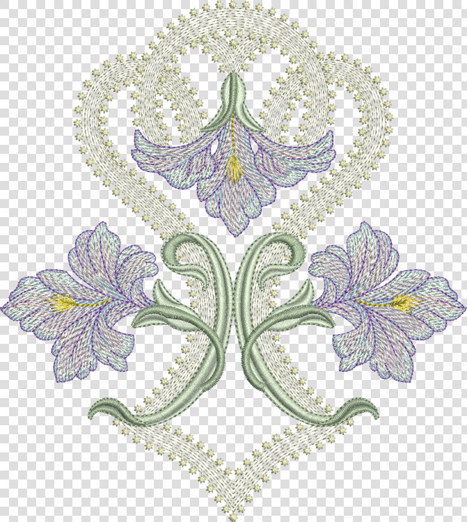   Art Nouveau Embroidery   Png Download   Dinnerware Set  Transparent PngTransparent PNG