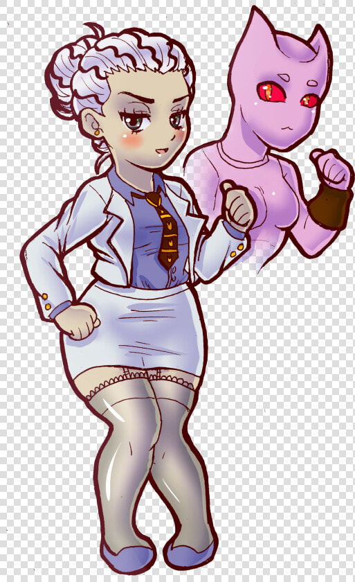 Jojo S Bizarre Adventure   Female Killer Queen Jojo  HD Png DownloadTransparent PNG