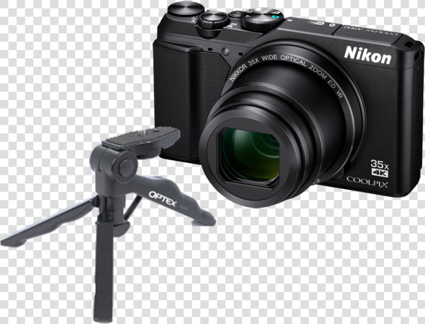 Coolpix A900 Black Optex Mini Tripod Grip   Nikon Coolpix  HD Png DownloadTransparent PNG