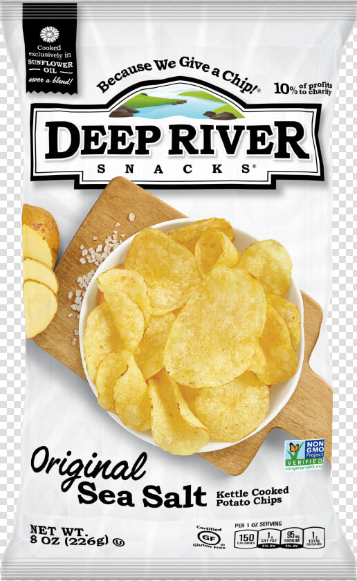 Deep River Sea Salt Chips  HD Png DownloadTransparent PNG