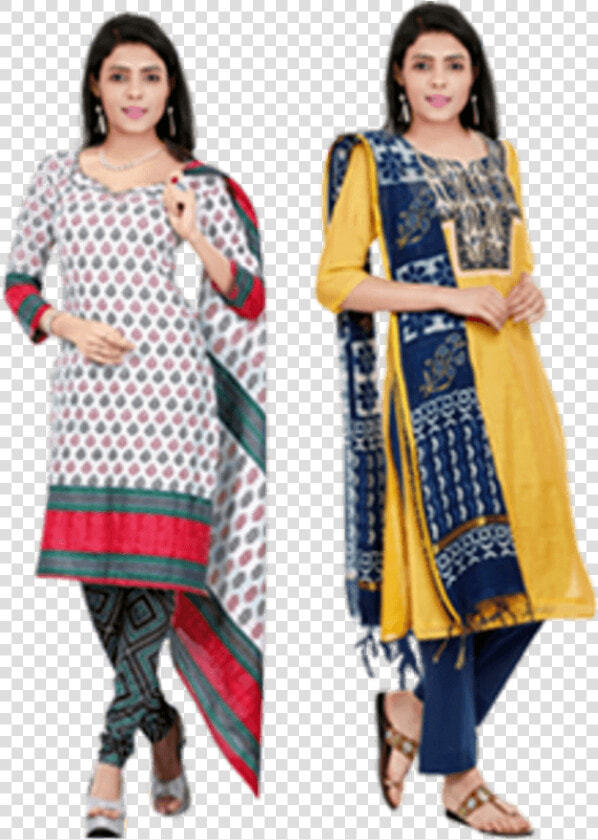 Unstitched Cotton Salwar Suits   Ladies Readymade Dress Png  Transparent PngTransparent PNG