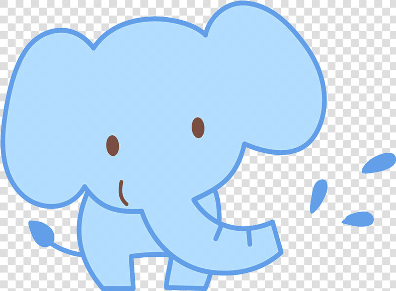 Elephant Child Cartoon Doll   Transparent Cute Baby Elephant Cartoon  HD Png DownloadTransparent PNG