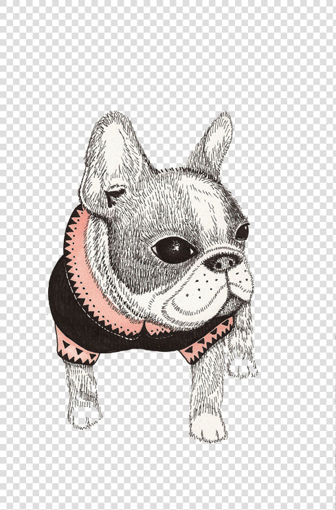 Decorative Animals Bulldog Boston Pug Painting Illustration   วาด การ์ตูน บ ลู ด๊ อก  HD Png DownloadTransparent PNG