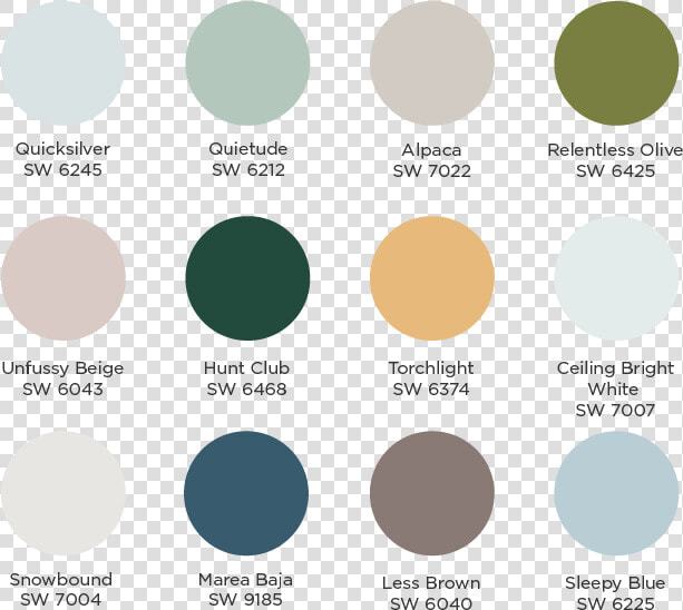 Sherwin williams Paint Palette   Circle  HD Png DownloadTransparent PNG