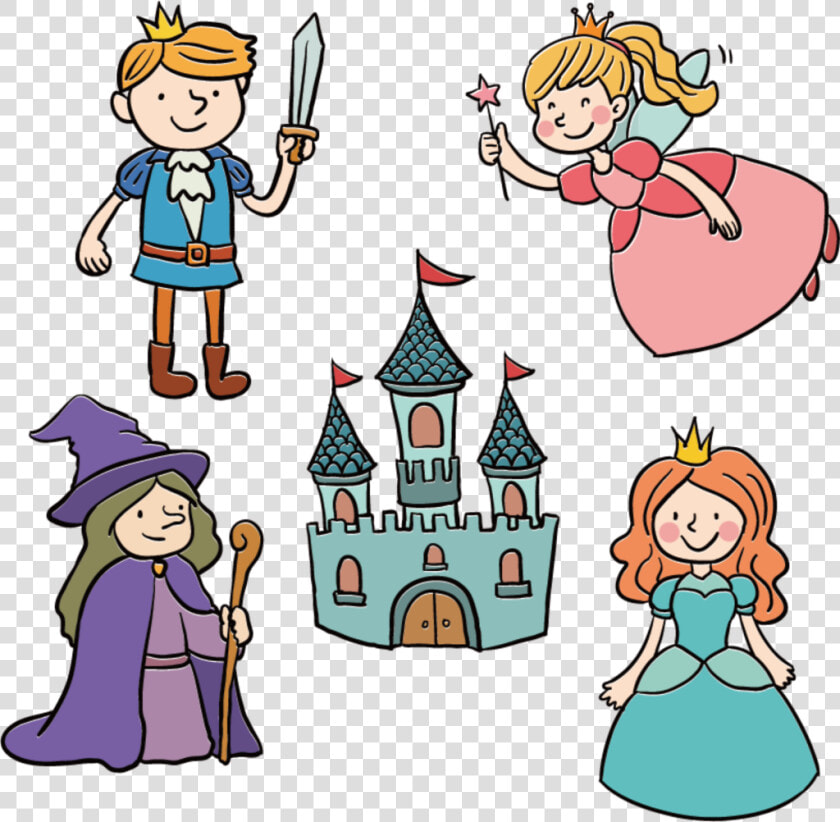 Cartoon Fairy Tale Character City Png   วาด เจ้า หญิง ง่ายๆ การ์ตูน  Transparent PngTransparent PNG