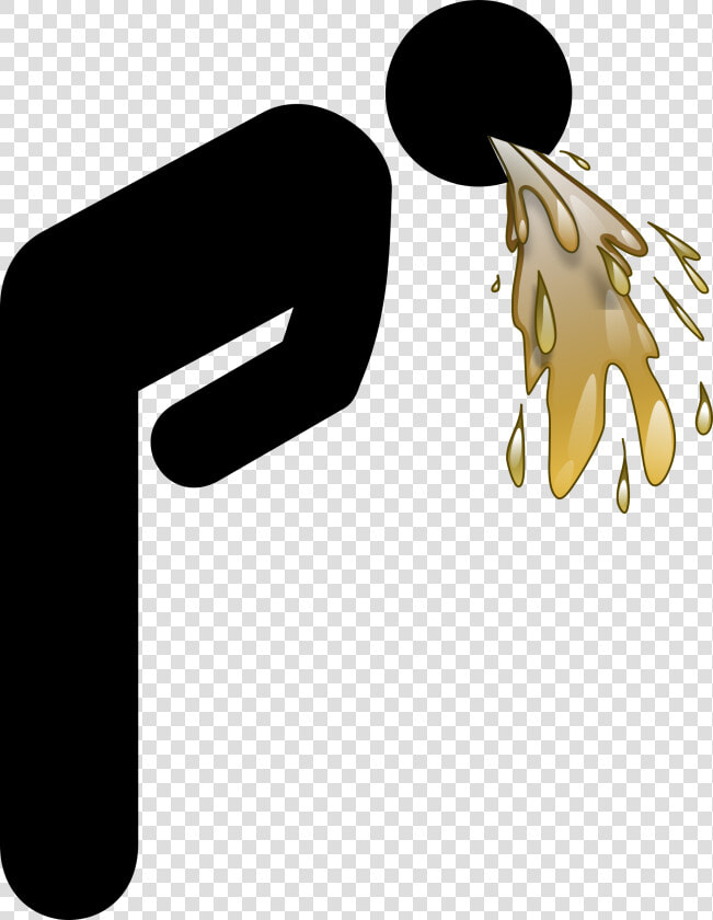 Clip Art Sick Stick People   Man Vomiting  HD Png DownloadTransparent PNG