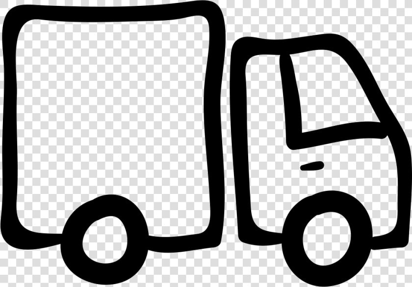 Truck Hand Drawn Vehicle With Container   Hand Drawn Truck Png  Transparent PngTransparent PNG