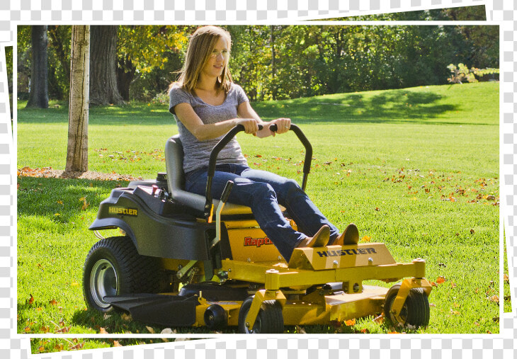 Ackerville Lawn  amp  Garden   Female On Riding Lawnmower  HD Png DownloadTransparent PNG