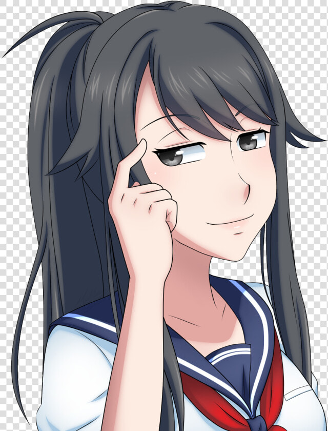 Ayano Aishi Meme Face  HD Png DownloadTransparent PNG