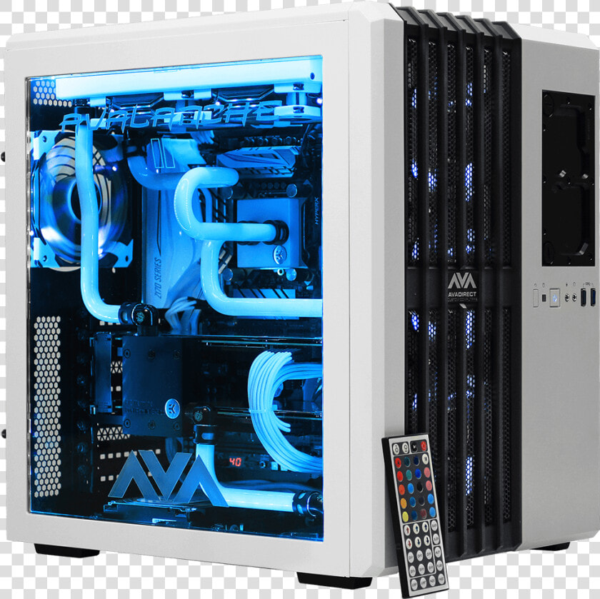 Computer System Cooling Parts   Gaming Pc With Liquid Cooling  HD Png DownloadTransparent PNG