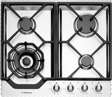 Westinghouse 90cm Gas Cooktop Whg956sb  HD Png DownloadTransparent PNG