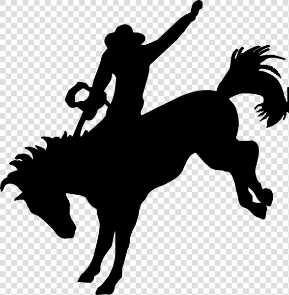 Cowboy Riding A Horse Silhouette   Png Download   Silhouette Cowboy Riding Horse  Transparent PngTransparent PNG