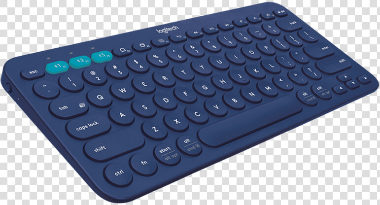 K380 blue   Teclado Logitech Bluetooth  HD Png DownloadTransparent PNG