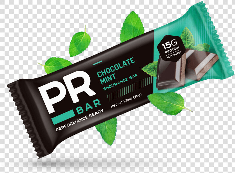 Chocolate Mint Gluten free Protein Bar   Pr Bar Chocolate Mint  HD Png DownloadTransparent PNG