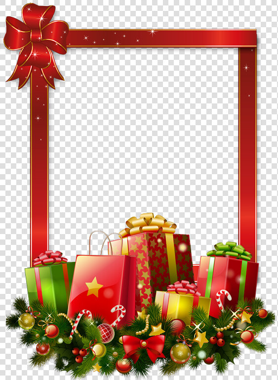 Transparent Regalos Png   Transparent Background Border Christmas Clipart  Png DownloadTransparent PNG