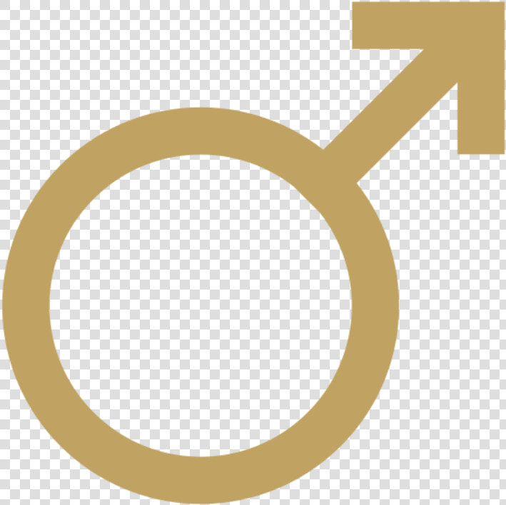 Mars Symbol In Gold   Blue Male Gender Symbol  HD Png DownloadTransparent PNG