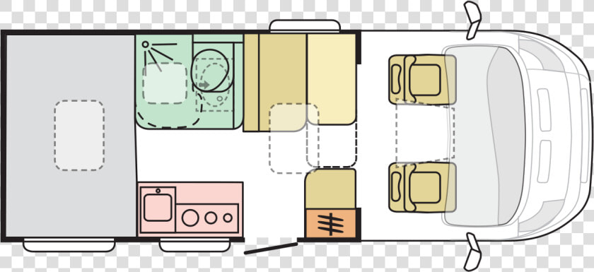 Day Layout Night Layout   Adria Compact Sp  HD Png DownloadTransparent PNG