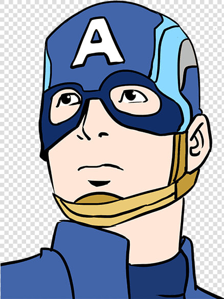 How To Draw Captain America   Draw Captain America Easy  HD Png DownloadTransparent PNG