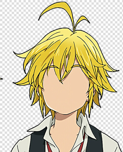  sevendeadlysins  meliodas  freetoedit   Meliodas Hair Png  Transparent PngTransparent PNG