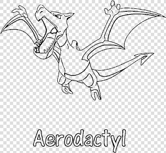 Aerodactyl Pokemon Coloring Page   Aerodactyl Pokemon Coloring Pages  HD Png DownloadTransparent PNG