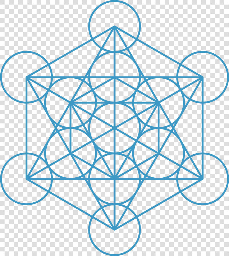 Metatron  39 s Cube Gold  HD Png DownloadTransparent PNG