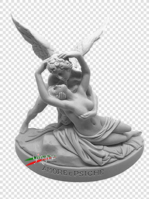 Amore E Psiche  Love And Cupido  Cupido And Psyche    Statue  HD Png DownloadTransparent PNG