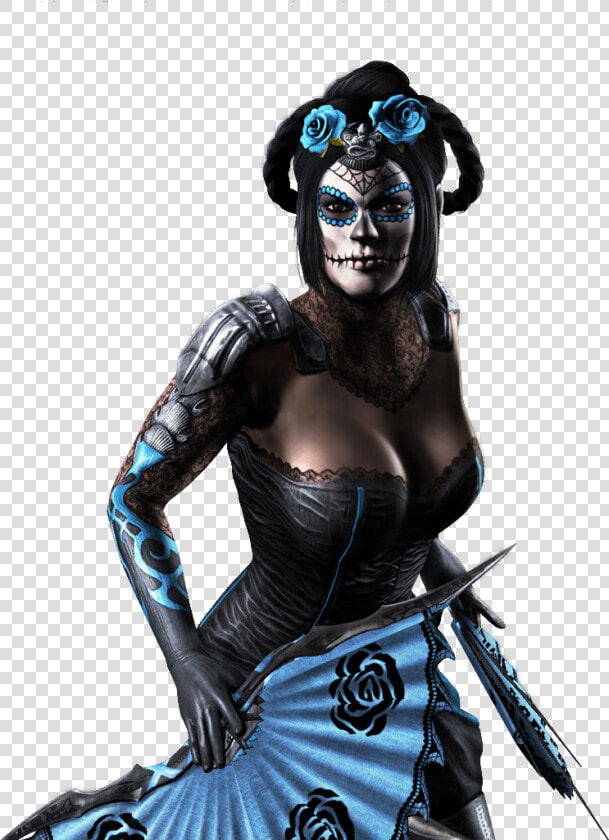 Mortal Kombat Png   Day Of The Dead Kitana  Transparent PngTransparent PNG