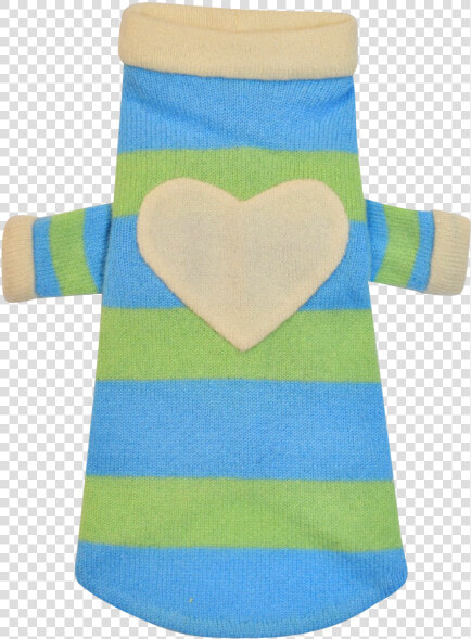 Blue  amp  Green Heart Sweater   Wool  HD Png DownloadTransparent PNG