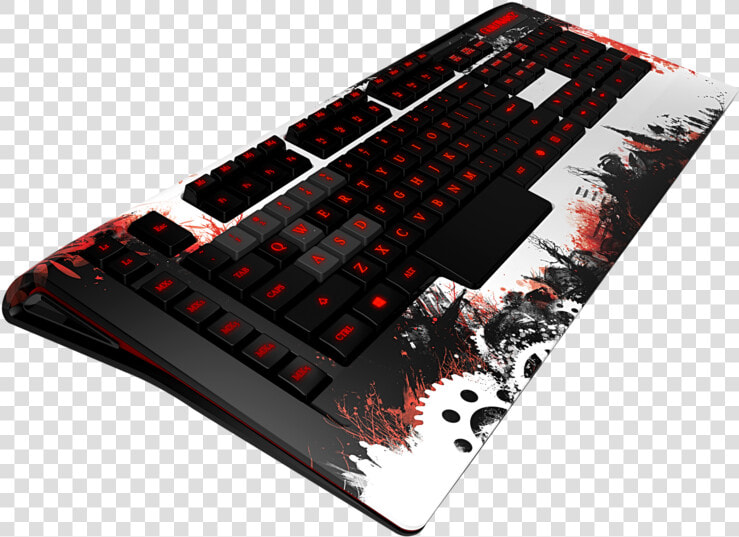 Steelseries Gw2 Keyboard   Dota 2 Edition Keyboard  HD Png DownloadTransparent PNG