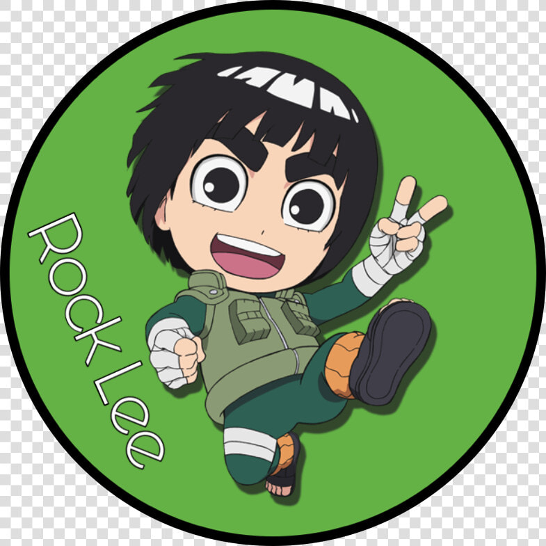  rocklee  naruto  bushybrow   Rock Lee Naruto Chibi  HD Png DownloadTransparent PNG