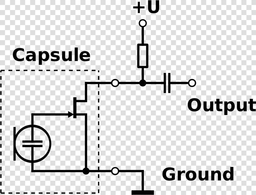 Electrical Microphone Schematics  HD Png DownloadTransparent PNG