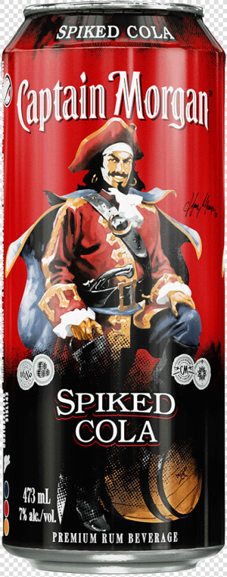 Captain Morgan Spiked Cola 473 Ml   Captain Morgan Spiked Cola  HD Png DownloadTransparent PNG