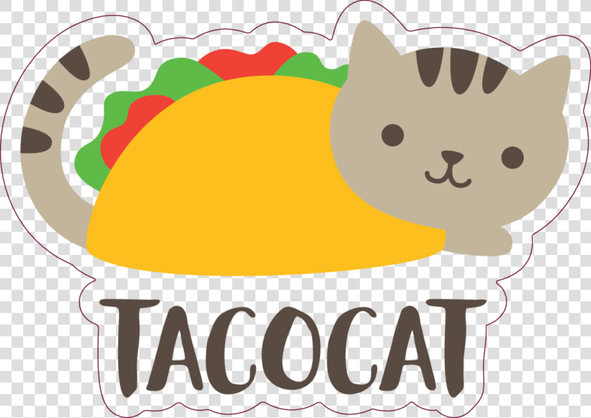 Excelent Cute Taco Cat Sticker This Month   Taco Cat Thank You  HD Png DownloadTransparent PNG