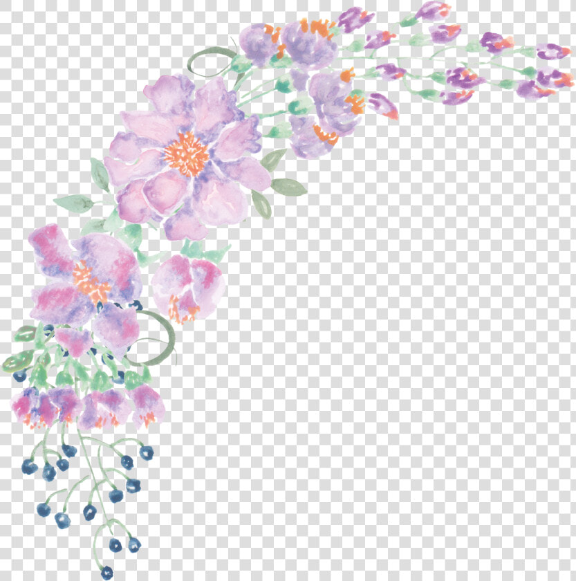 Floral Design Watercolour Flowers   Hd Watercolour Flower  HD Png DownloadTransparent PNG