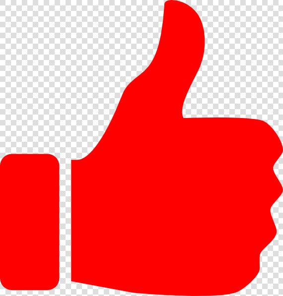 Red Thumbs Up Clipart   Thumbs Up Icon Red  HD Png DownloadTransparent PNG