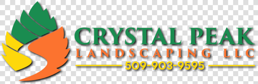 Crystal Peak Landscaping Services   Graphic Design  HD Png DownloadTransparent PNG