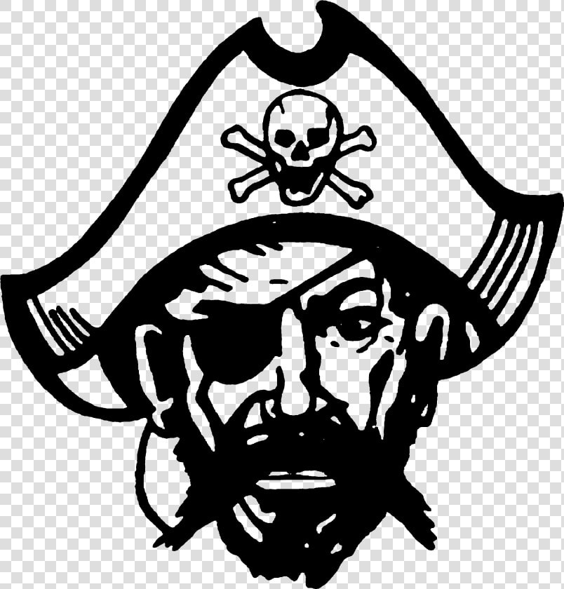 Pirate Skull Clip Art Medium Size   Piper High School Pirate  HD Png DownloadTransparent PNG