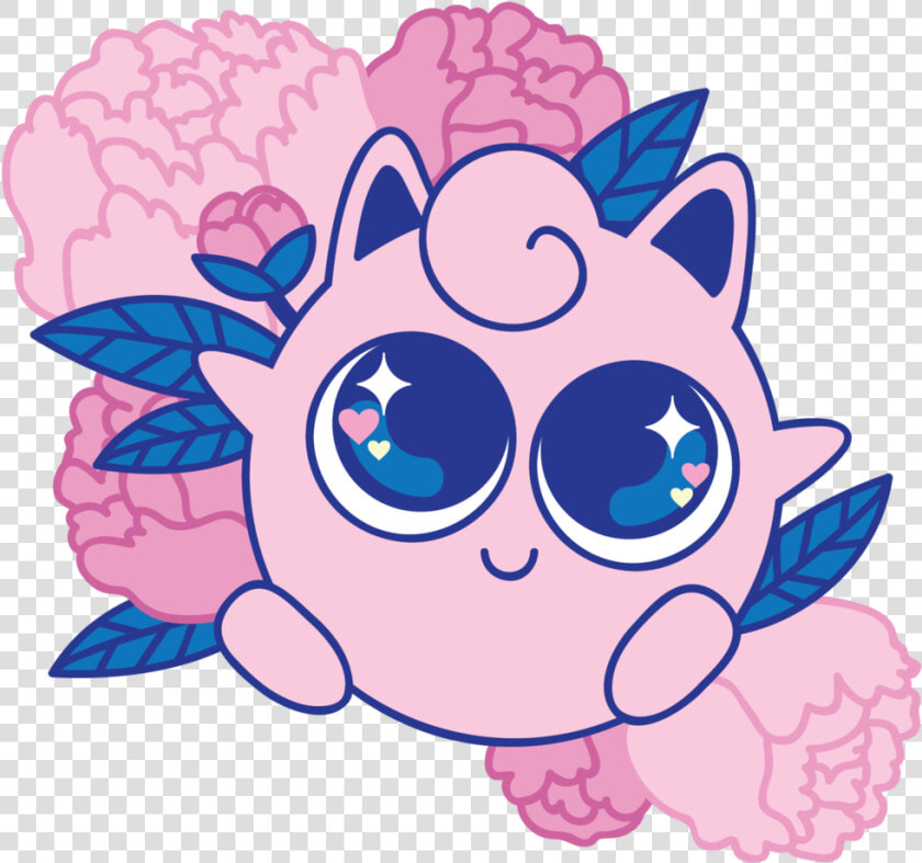 Jigglypuff Peony 01   Png Download   Cartoon  Transparent PngTransparent PNG