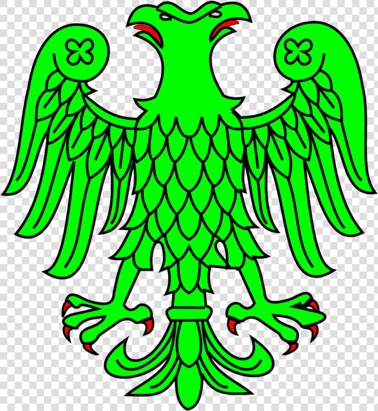 Aguila Bicefala Sinople  Linguada Y Lampasada De Gules   Hanedan Simgeleri  HD Png DownloadTransparent PNG