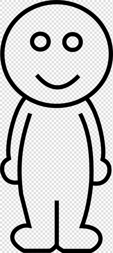 Boneco 555px   Human Figure Cartoon Outline  HD Png DownloadTransparent PNG