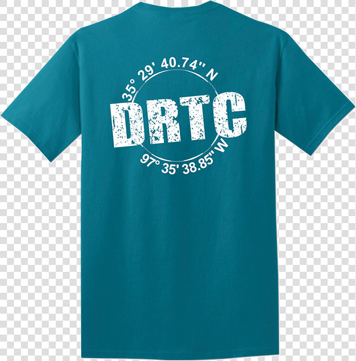 Teal Shirt With Drtc S Latitude  amp  Longitude Coordinates   Active Shirt  HD Png DownloadTransparent PNG