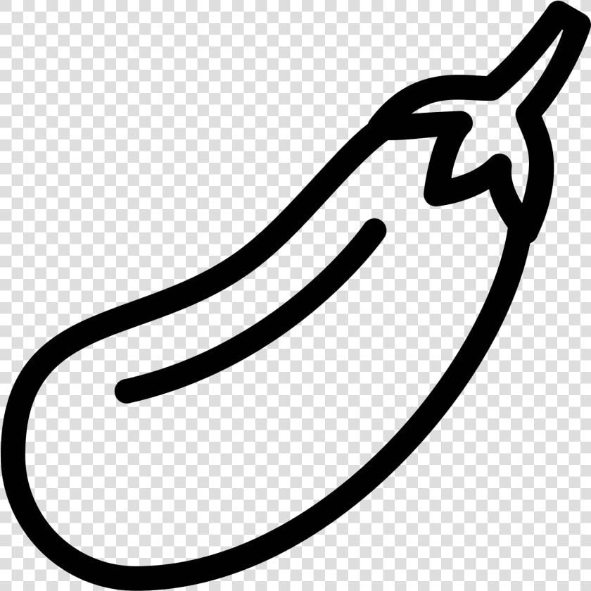 Emoji Eggplant Png   Eggplant Black And White  Transparent PngTransparent PNG