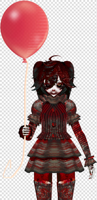 It Hatsune Miku Mikumikudance Evil Clown Youtube   Pennywise Mmd Model Dl  HD Png DownloadTransparent PNG