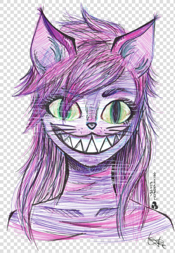 Transparent Cheshire Cat Smile Clipart   Cheshire Cat Anime Girl  HD Png DownloadTransparent PNG