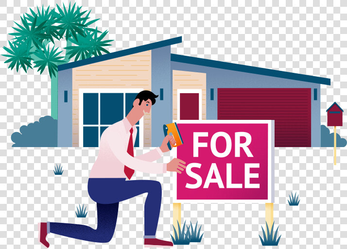 Agent Sign   Real Estate Agent Sale Home  HD Png DownloadTransparent PNG