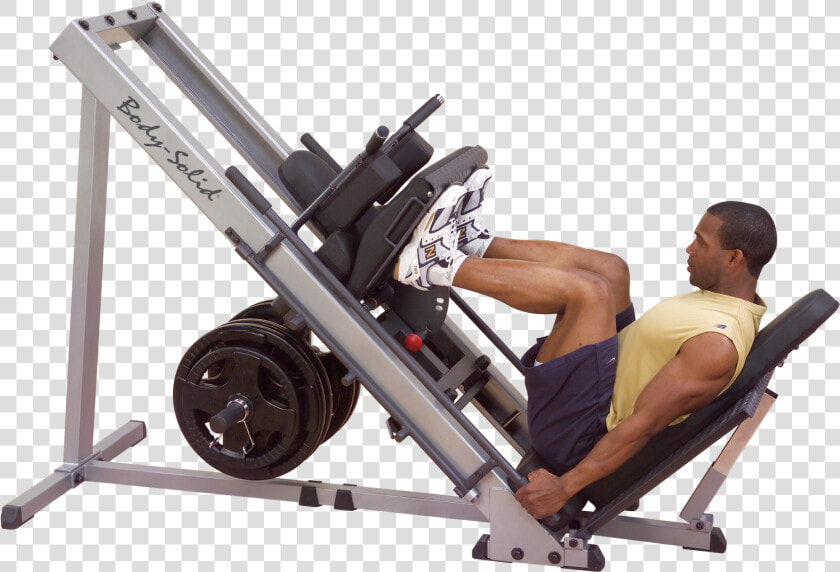 Body solid Leg Press Hack Squat Machine   Leg Press  HD Png DownloadTransparent PNG