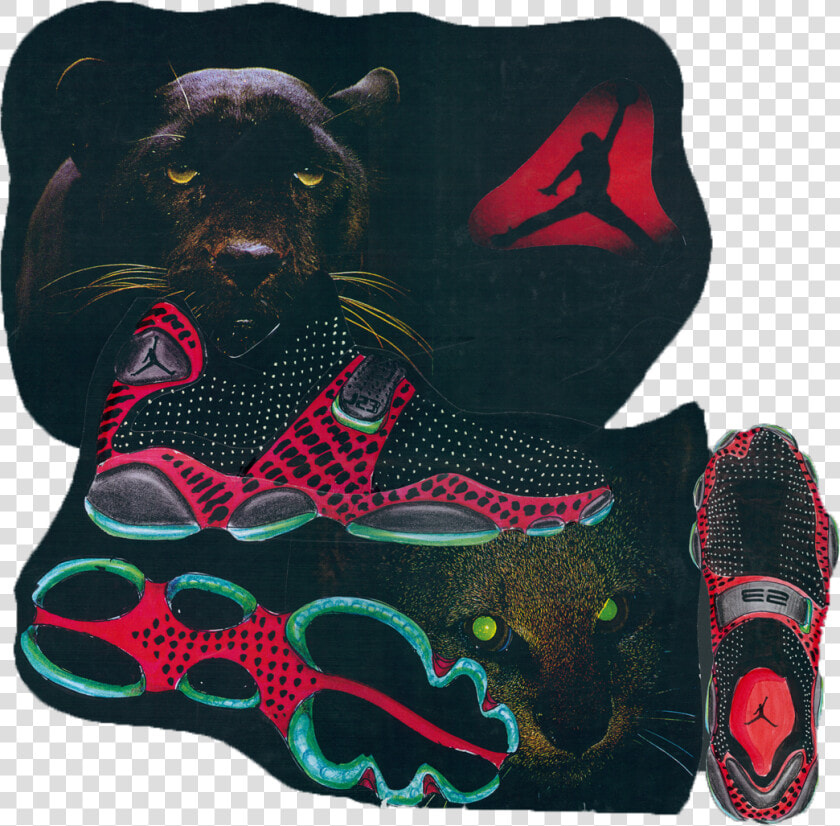 The Original Presentation Board Featuring The Air Jordan   Air Jordan 13 Tinker  HD Png DownloadTransparent PNG