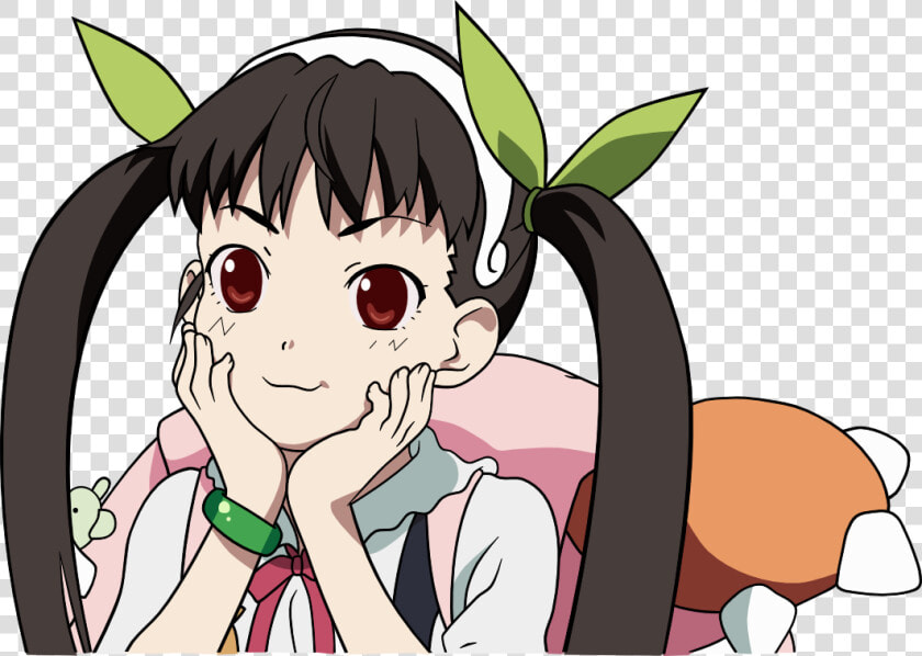 Hair Face Clothing Facial Expression Child Mammal Nose   Monogatari Hachikuji Face  HD Png DownloadTransparent PNG