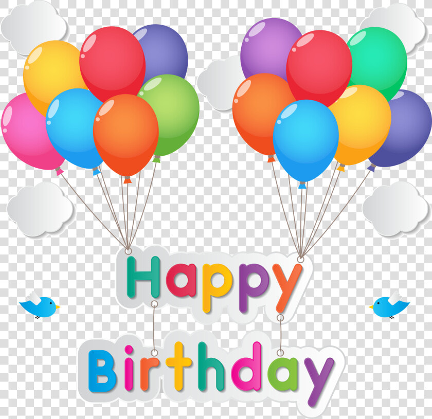 Birthday Wallpaper Png   Png Download   Happy Birthday Balloon Papers  Transparent PngTransparent PNG